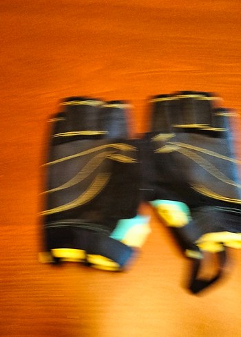 Erkek Turkuaz Biker Eldivenleri 15 17 yaş aralıgı - Görsel 4