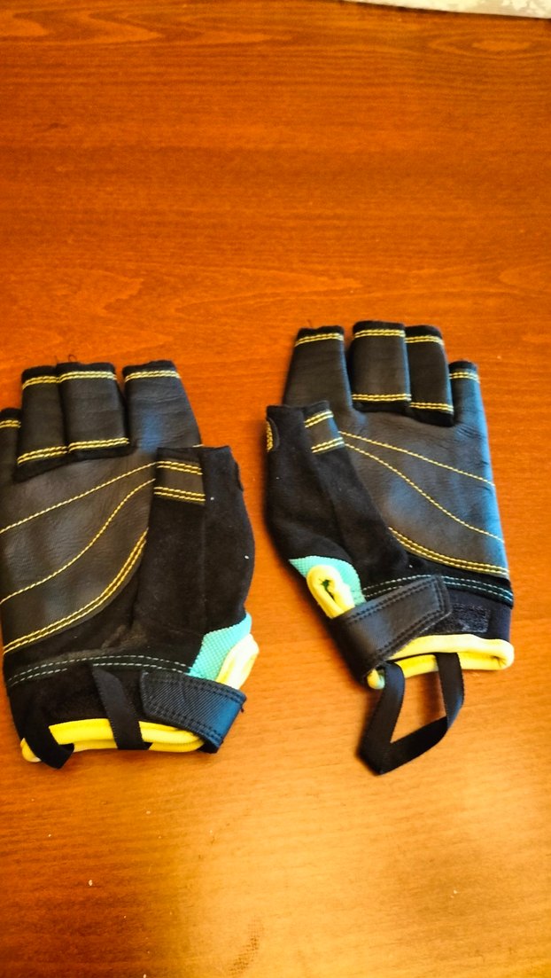 Erkek Turkuaz Biker Eldivenleri 15 17 yaş aralıgı - Görsel 5