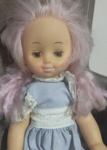 Pembe Saçlı Pastel Tonlarda Bebek