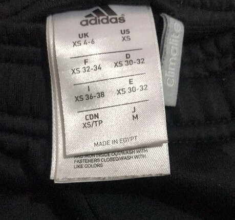 xs Beden siyah Renk Orjinal adidas eşofman