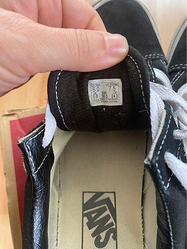 38 Beden Vans ayakkabı
