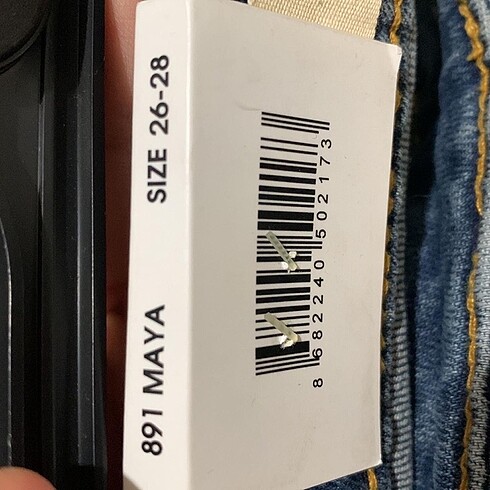 28 Beden mavi Renk Colin?s Kadın Jean