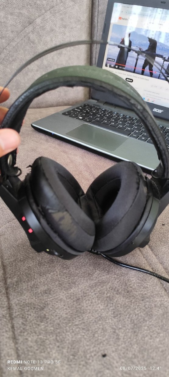 Çok Renkli Karanlık Gaming Kulaklık - Görsel 3