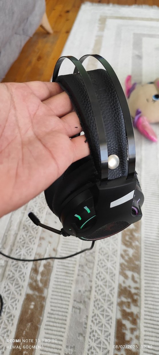 Çok Renkli Karanlık Gaming Kulaklık - Görsel 2