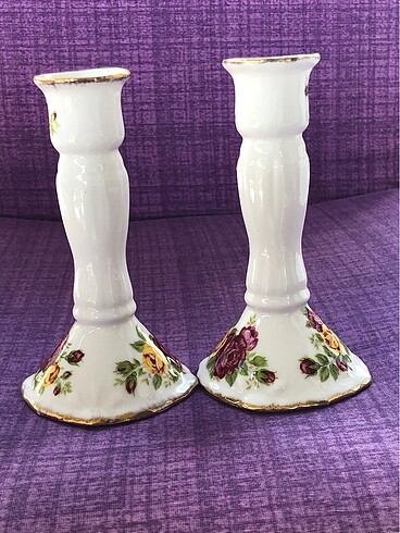 American Vintage Albert Royal Cottage Rose Şamdan Mumluk