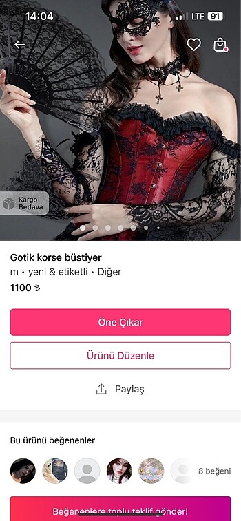  E.L.F Korse bustiyer