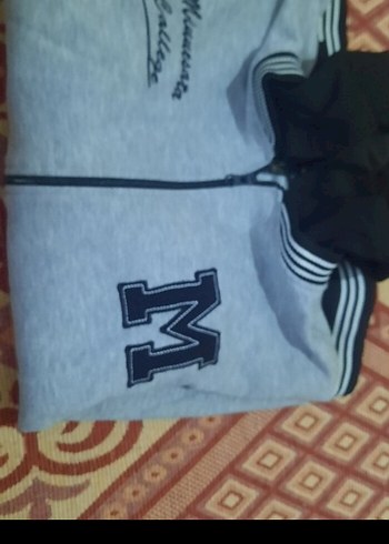 Zara Gri Kapüşonlu Fermuarlı Erkek Sweatshirt