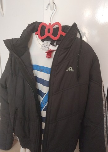 s Beden siyah Renk Adidas orjinal Kışlık Kadın Mont
