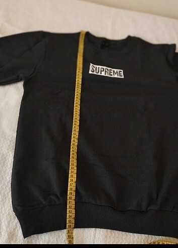 Supreme Sweat bisiklet yaka 