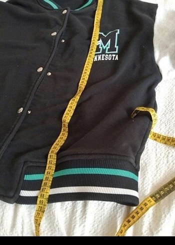 LC Waikiki Düğmeli Siyah Gri Bomber Ceket