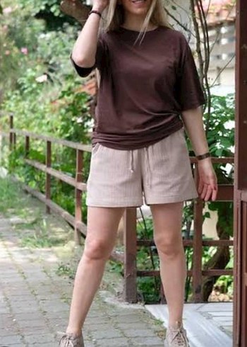 Kadın Loose Fit Şort