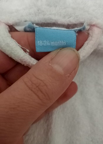 Kapüşonlu Pembe Puantiyeli Kız Bornozu - Görsel 6