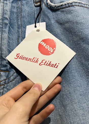 Mavi Rahat Kesim Kadın Denim Pantolon - Görsel 6