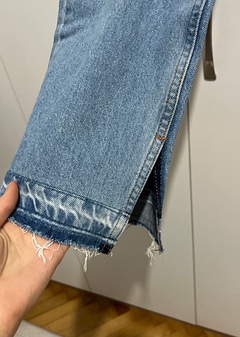 Mavi Rahat Kesim Kadın Denim Pantolon - Görsel 2