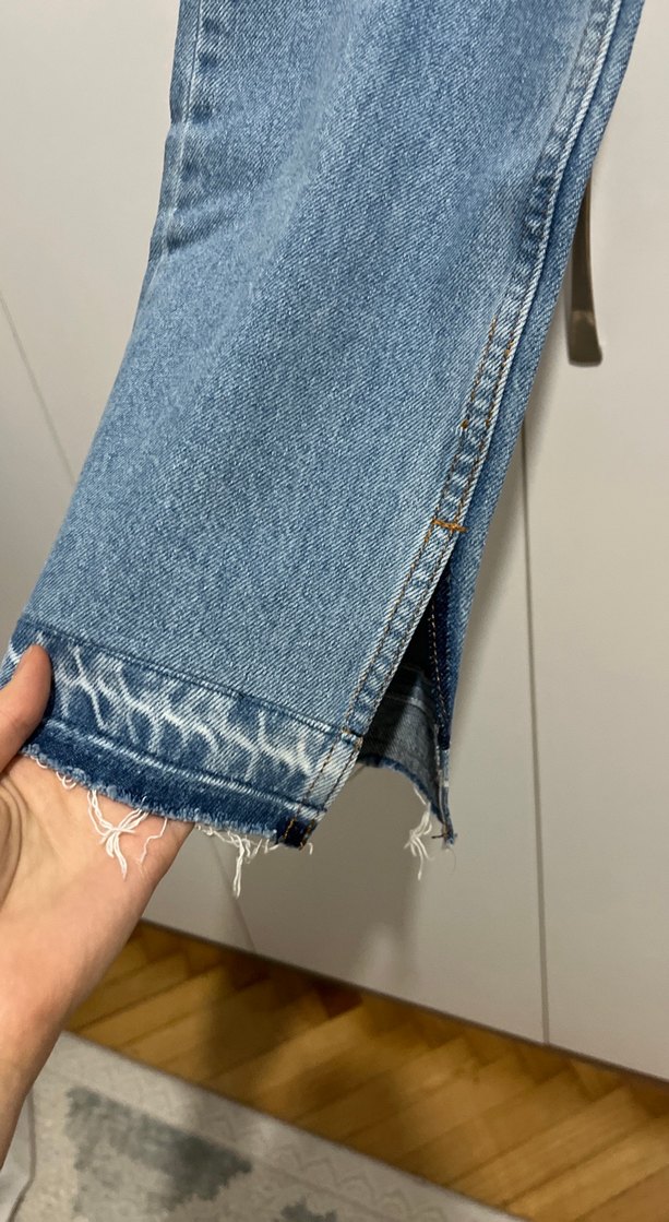 Mavi Rahat Kesim Kadın Denim Pantolon - Görsel 2