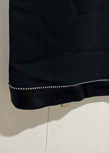 Uzun Kollu Siyah İşlemeli Kadın Etek Ceket Takım - Görsel 7