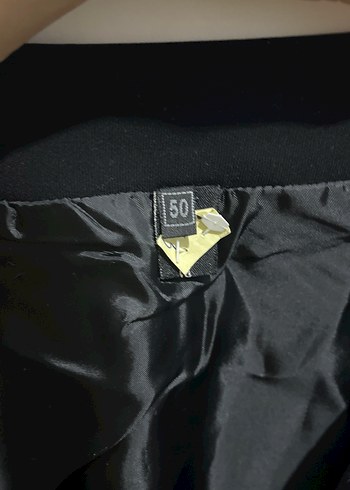 Uzun Kollu Siyah İşlemeli Kadın Etek Ceket Takım - Görsel 11