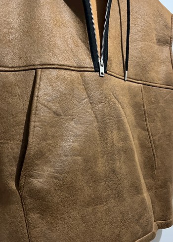 Kahverengi Kolsuz Ceket - Görsel 2