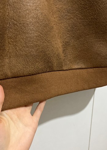 Kahverengi Kolsuz Ceket - Görsel 7