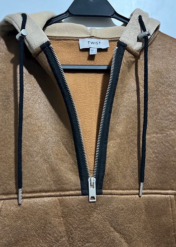 Kahverengi Kolsuz Ceket - Görsel 3