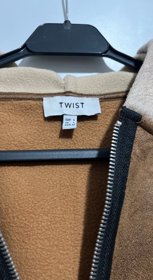 Kahverengi Kolsuz Ceket - Görsel 4