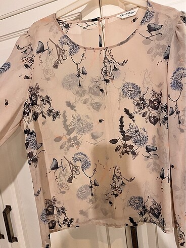 l Beden ten rengi Renk Miss selfridge şifon gömlek