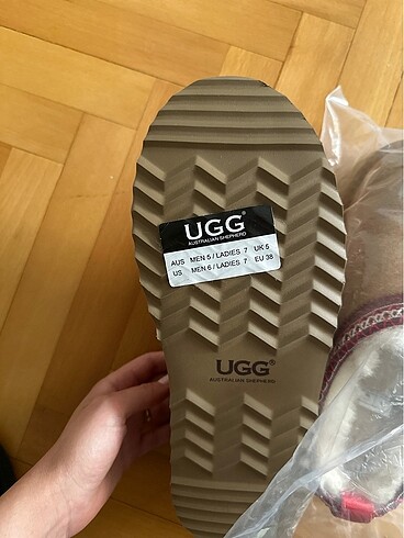 38 Beden camel Renk Ugg Tazz kalın taban