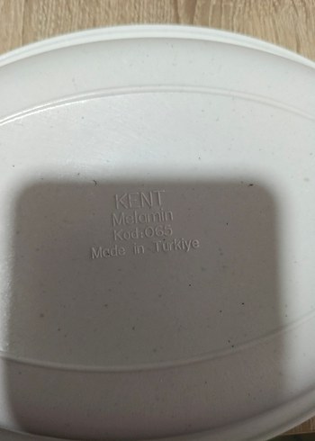 Beyaz Desenli Geleneksel melamin Tabak - Görsel 7