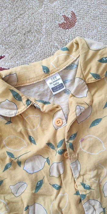 2 Yaş Beden Pijama takımı 
