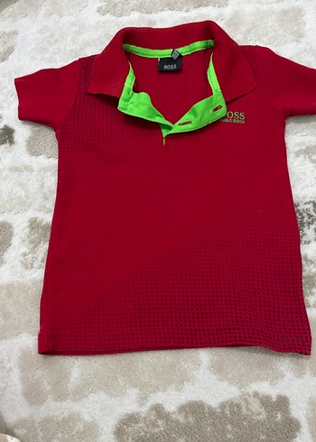 Kırmızı Yakalı Erkek Polo Tişört