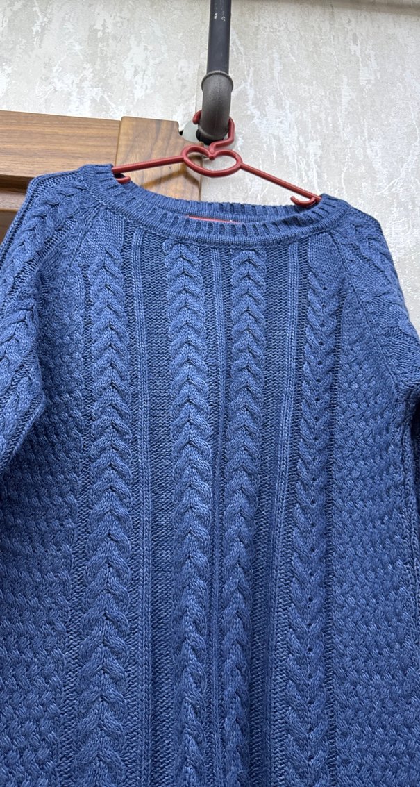 Uzun Kollu Yüksek Yakalı Örgü Kadın Kazak - Görsel 4