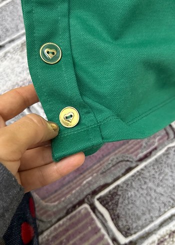 Düğmeli Leopar Desenli Yeşil Kadın Elbise - Görsel 5