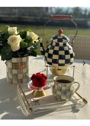 Hivda Karakoç Pirinç Ayaklı Pleksi Lokumluk - Görsel 3