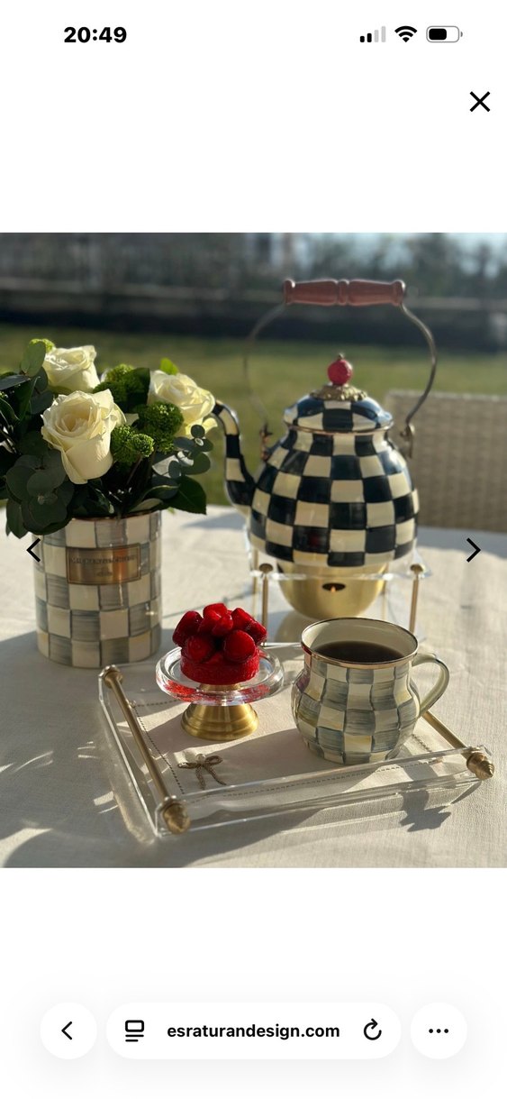 Hivda Karakoç Pirinç Ayaklı Pleksi Lokumluk - Görsel 3