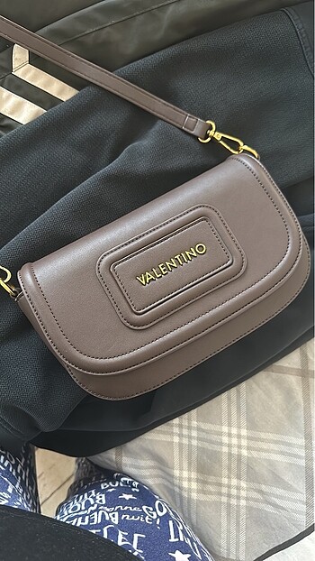 Valentino Acı Kahve Askılı Çanta