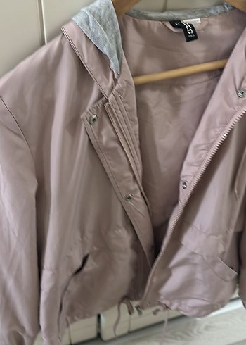 H&M h&m Kadın Yağmurluk, Düğmeli, Salaş