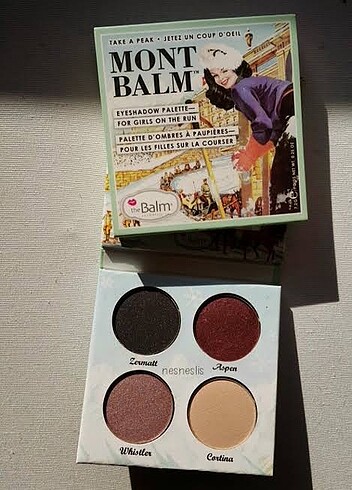 the balm mont balm palet