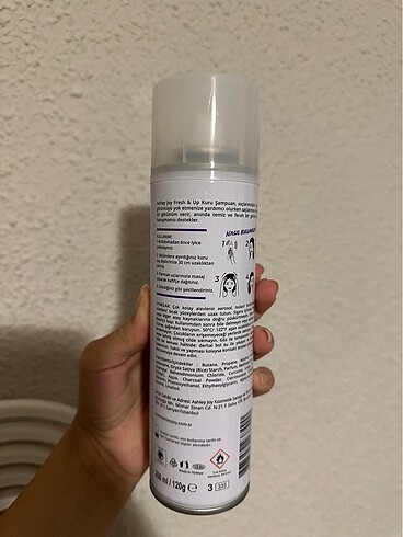 Diğer ashley joy kuru şampuan