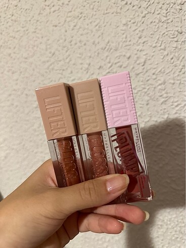 maybelline 2 gloss ve firework maskara