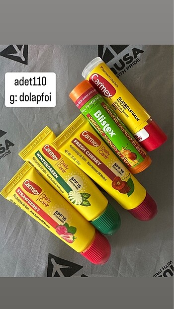 carmex ve blistex lip balm