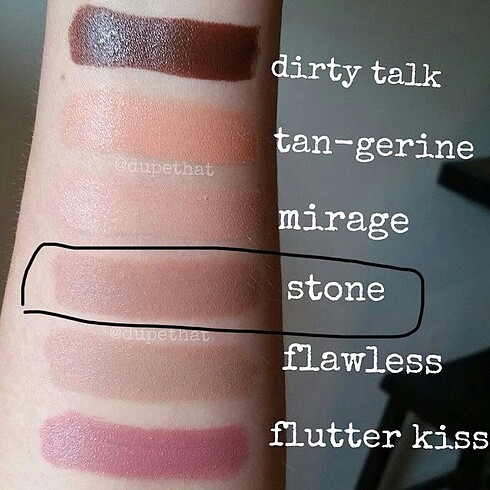 nyx stone stick ruj