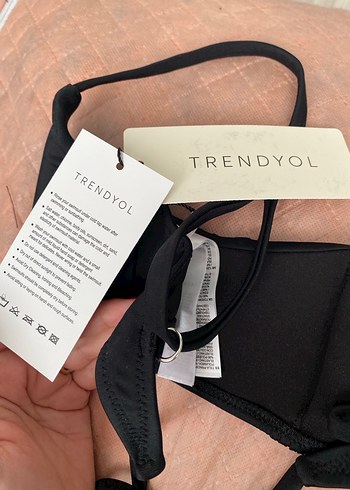 Siyah Mini Kadın Bikini Üstü - Görsel 5