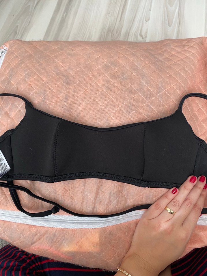 Siyah Mini Kadın Bikini Üstü - Görsel 2