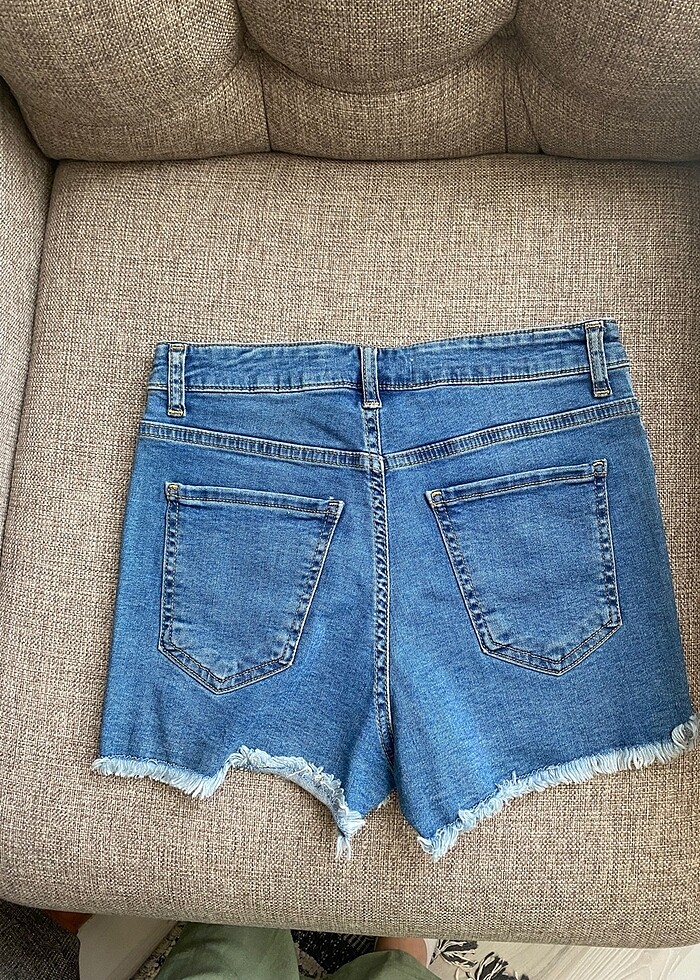Jean şort - Görsel 3