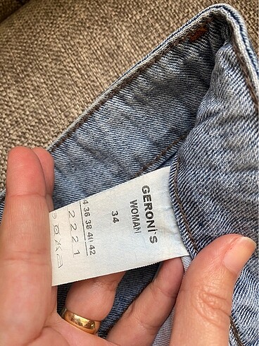 34 Beden Jean etek