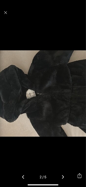 Kanz siyah kürk - Görsel 2