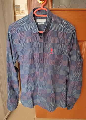 U.S Polo Assn. Gri Erkek Uzun Kollu Gömlek