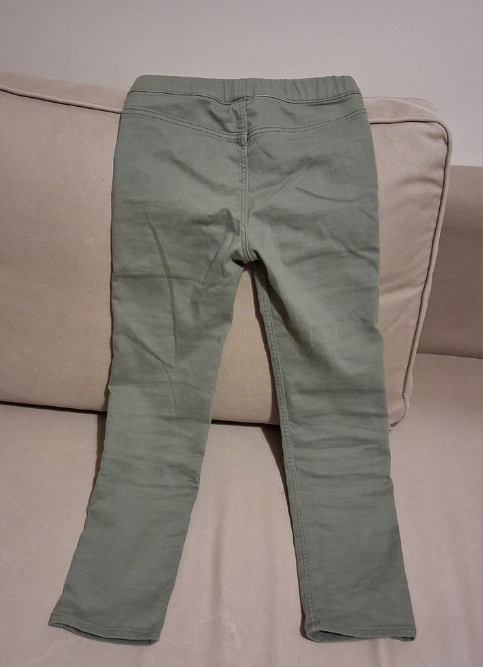 Yeşil Kız Denim Pantolon - Görsel 2