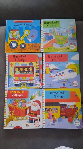 6 adet Hareketli kitap 