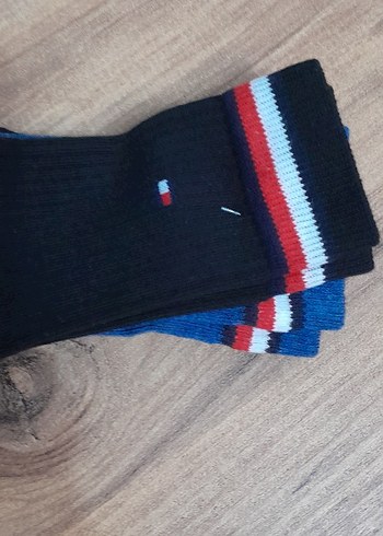 Tommy Hilfiger Erkek Çok Renkli Çorap.orjinal .kışlık - Görsel 2